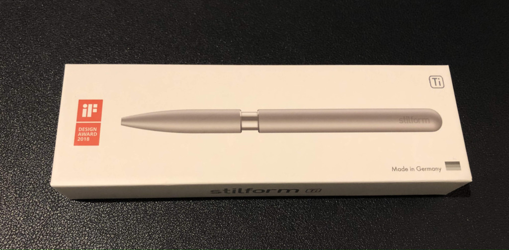 stilform Pen Titanium -ボールペン-】高級ボールペンを徹底レビュー 